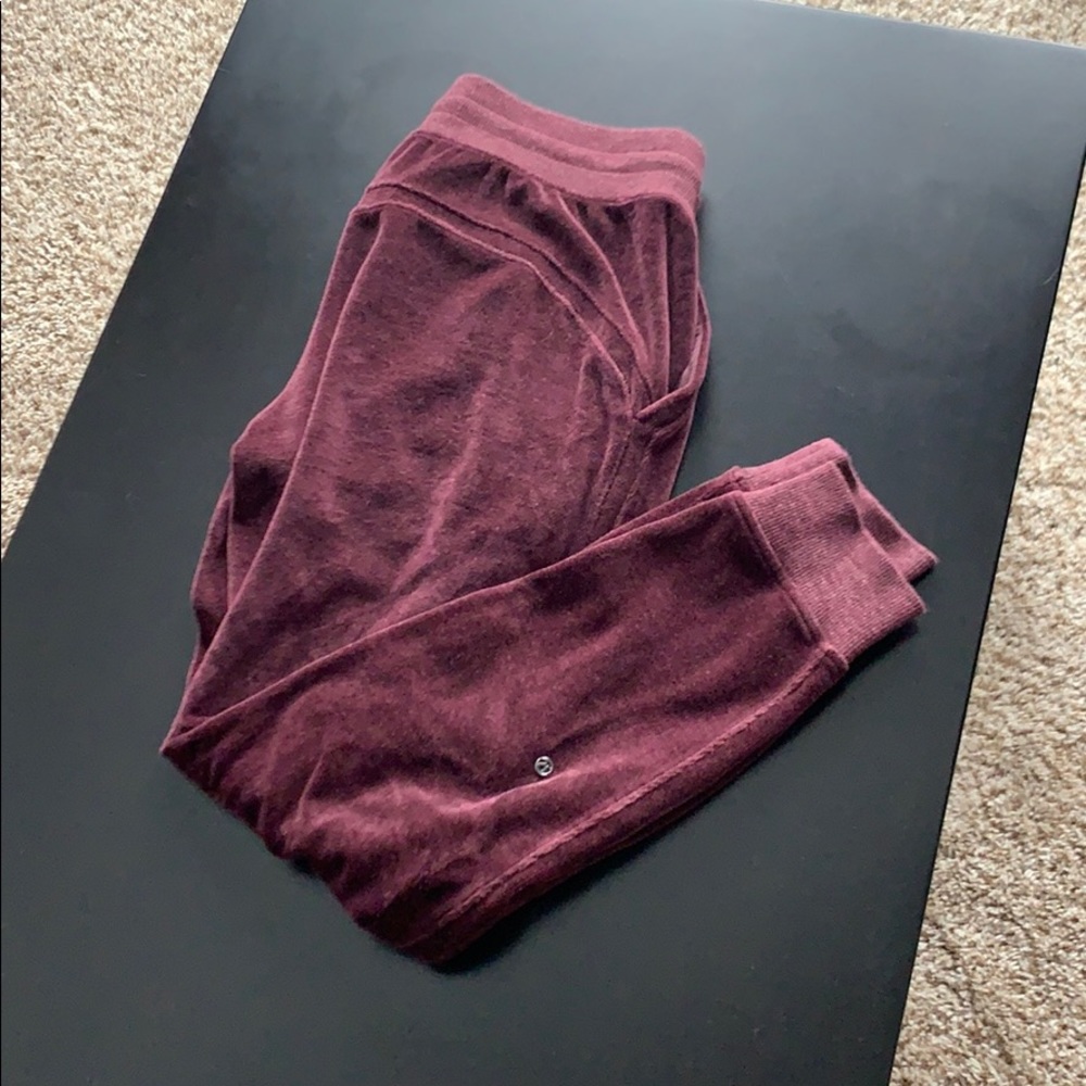 lululemon velour jogger